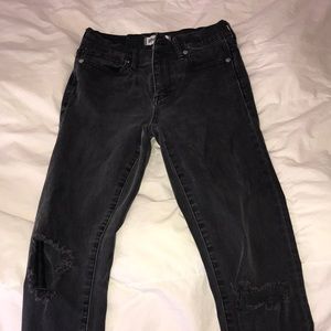 Madewell Black skinny Jeans